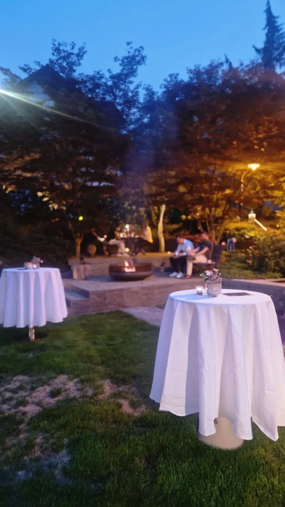 Blaue Stunde im Garten