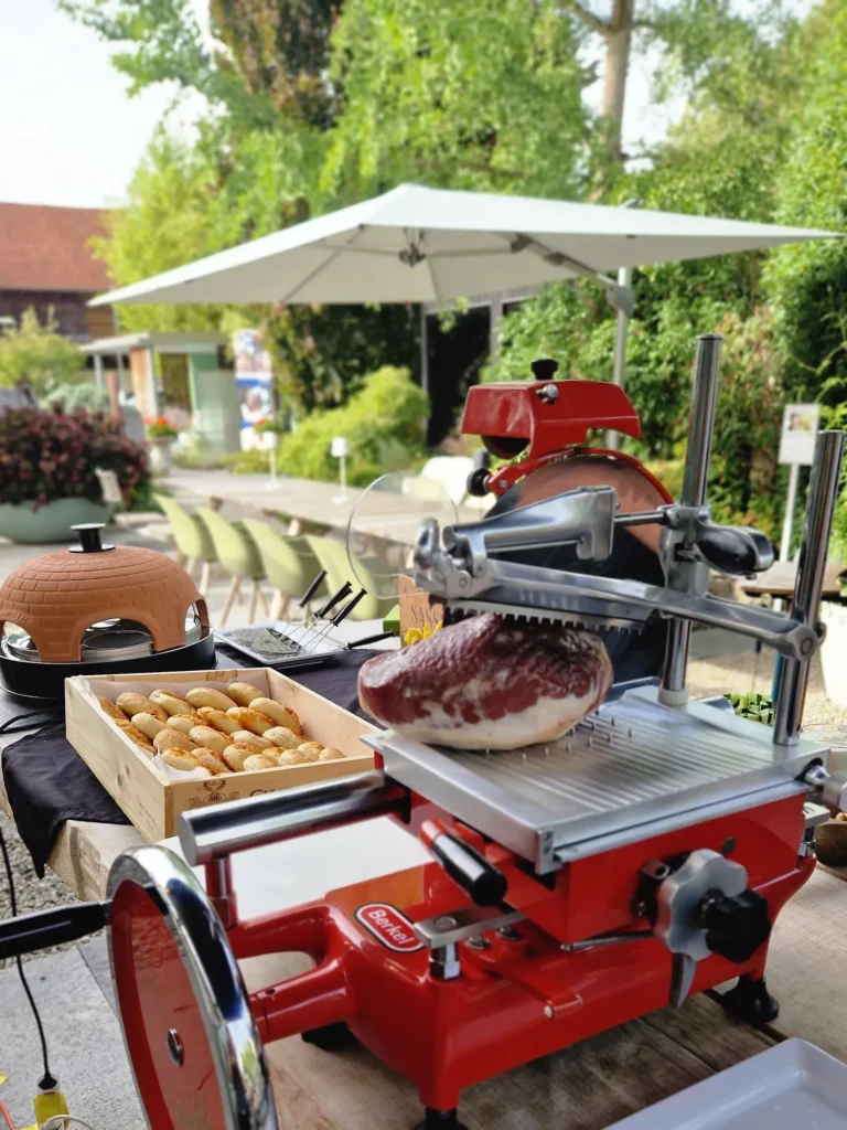 Grill und Ofen im Einsatz